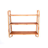 Modular vintage rattan shelf