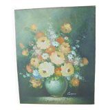 Oil on canvas "Bouquet of Flowers" Gustavus