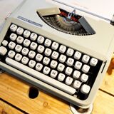 Blue green baby hermes typewriter