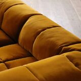 Arflex Strips sofa by Cini Boeri in velvet, Italy 1968