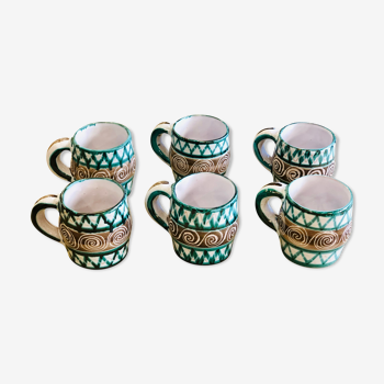 6 mugs by Robert Picault