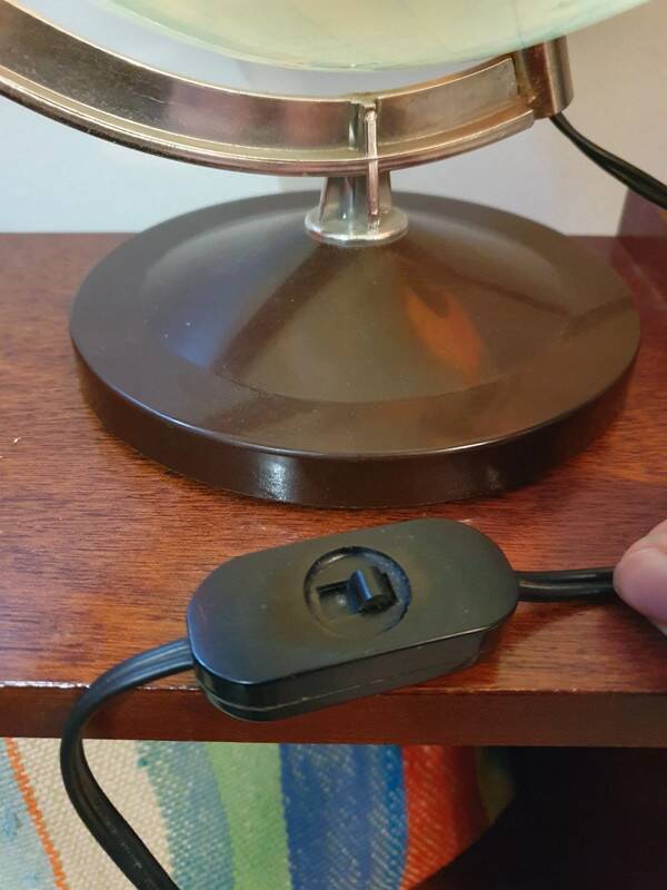 Vintage Illuminated Globe