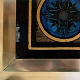 Grande table basse échiquier en acajou, goût Jansen – 2ème partie XXe