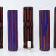 Mid Century Modern Pottery Mosaic Vases by Ritter, 1960s, Set of 5