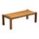 Two-tone wooden graphic coffee table, circa 1960.