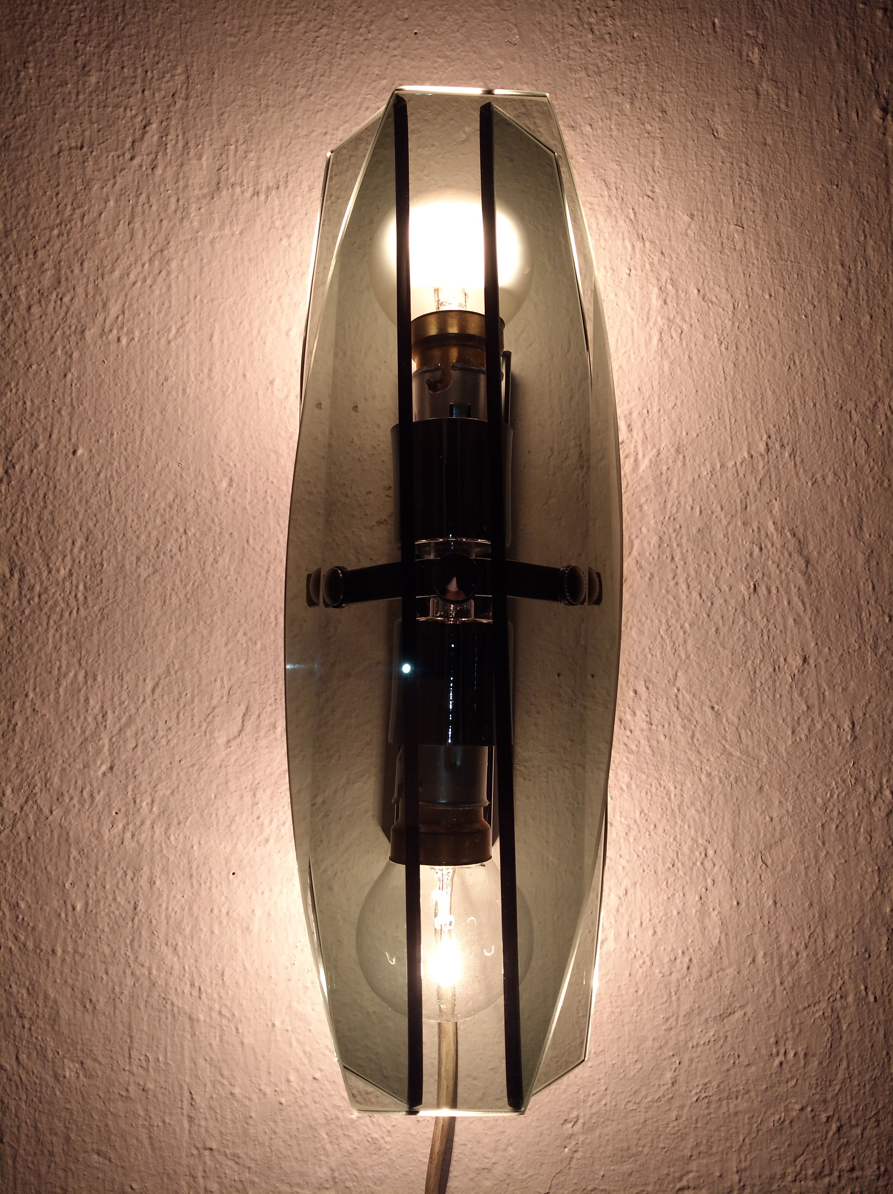 Pair of 70s wall light