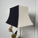 Lampe florale bronze 1970
