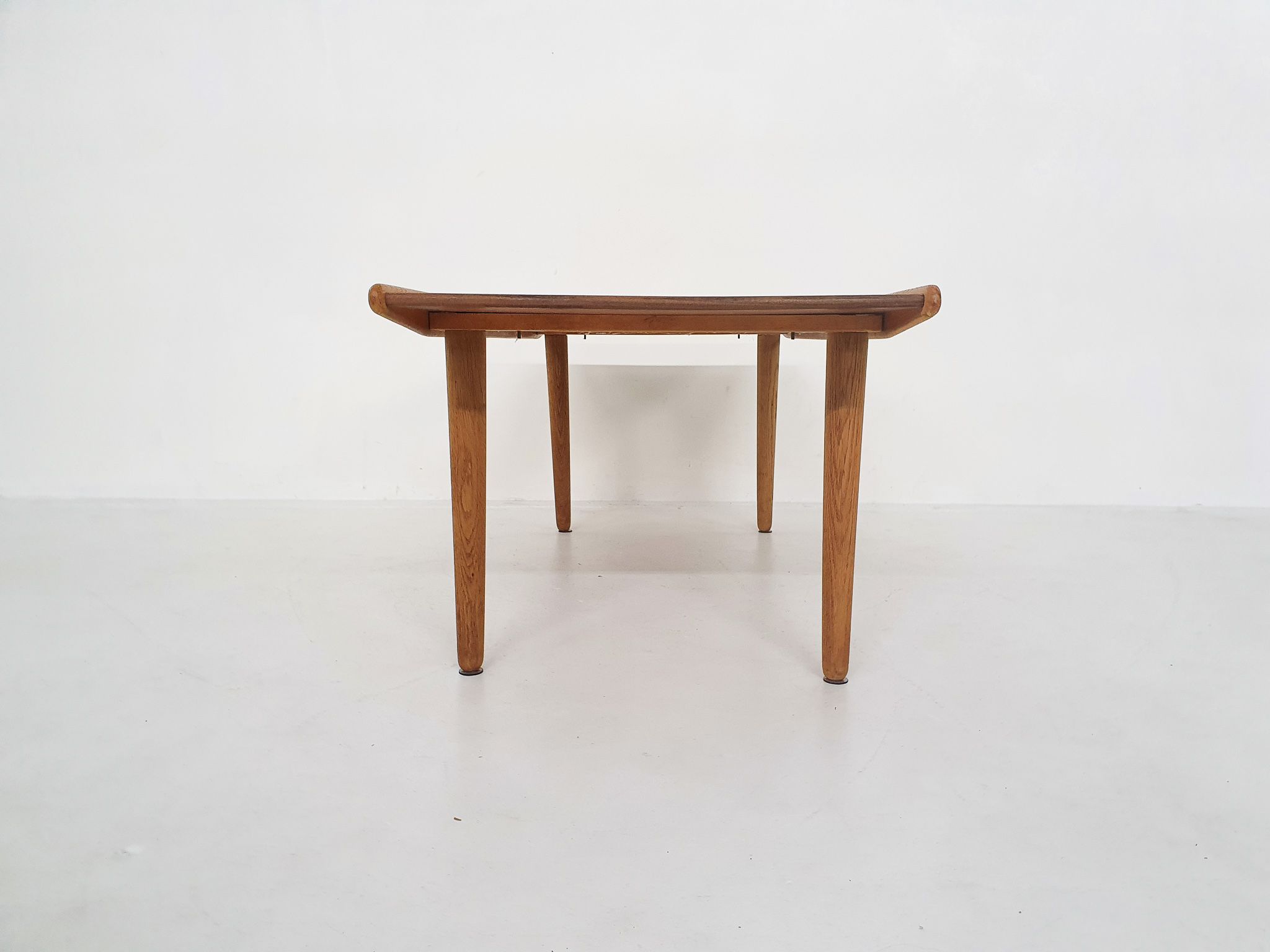 Scandinavian modern oak coffee table by Frem Rojle, Denmark, 1960's