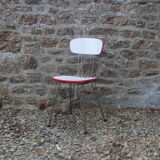 Chaise formica pieds Eiffel