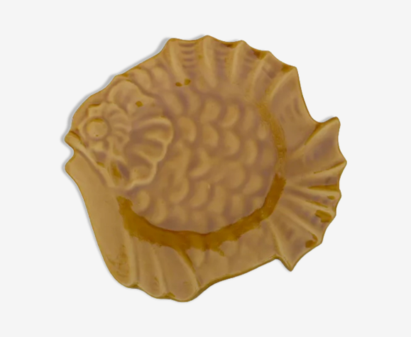 Vide poche en forme de poisson signé Vallauris Lunetta