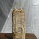 Small lantern-shaped rattan suspension H35 D15