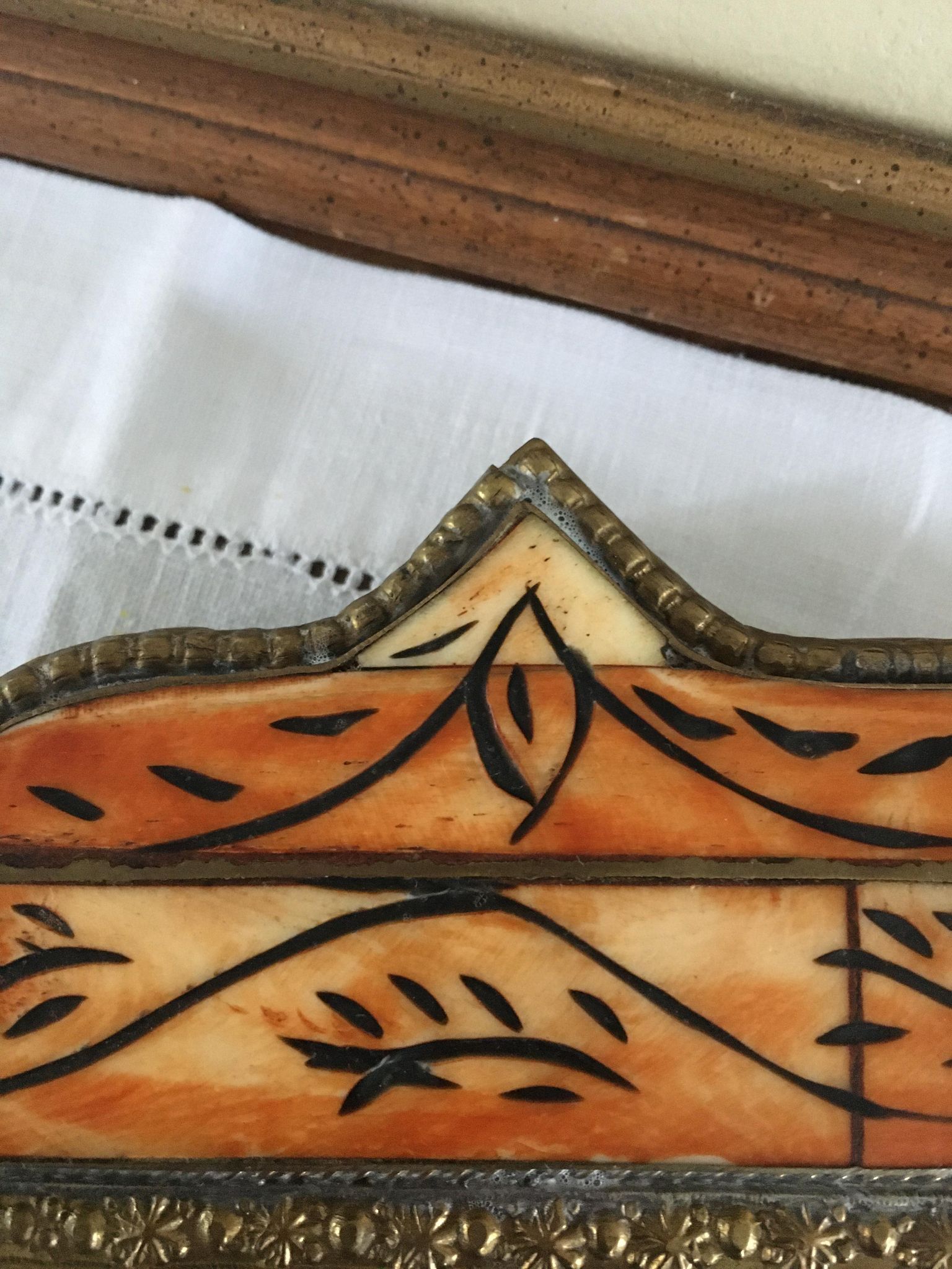 Oriental mirror 26x18cm