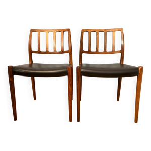 Lot de 2 chaises vintage, - niels
