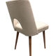 Beige Wool Shell Dining Chair by Lesniewski for Słupskie Fabryki Mebli, 1962