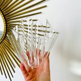 Vintage draped plexiglass cup