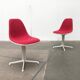 Mid-century fiberglass accent chair set with La Fonda base by Charles & Ray Eames for Herman Miller.
