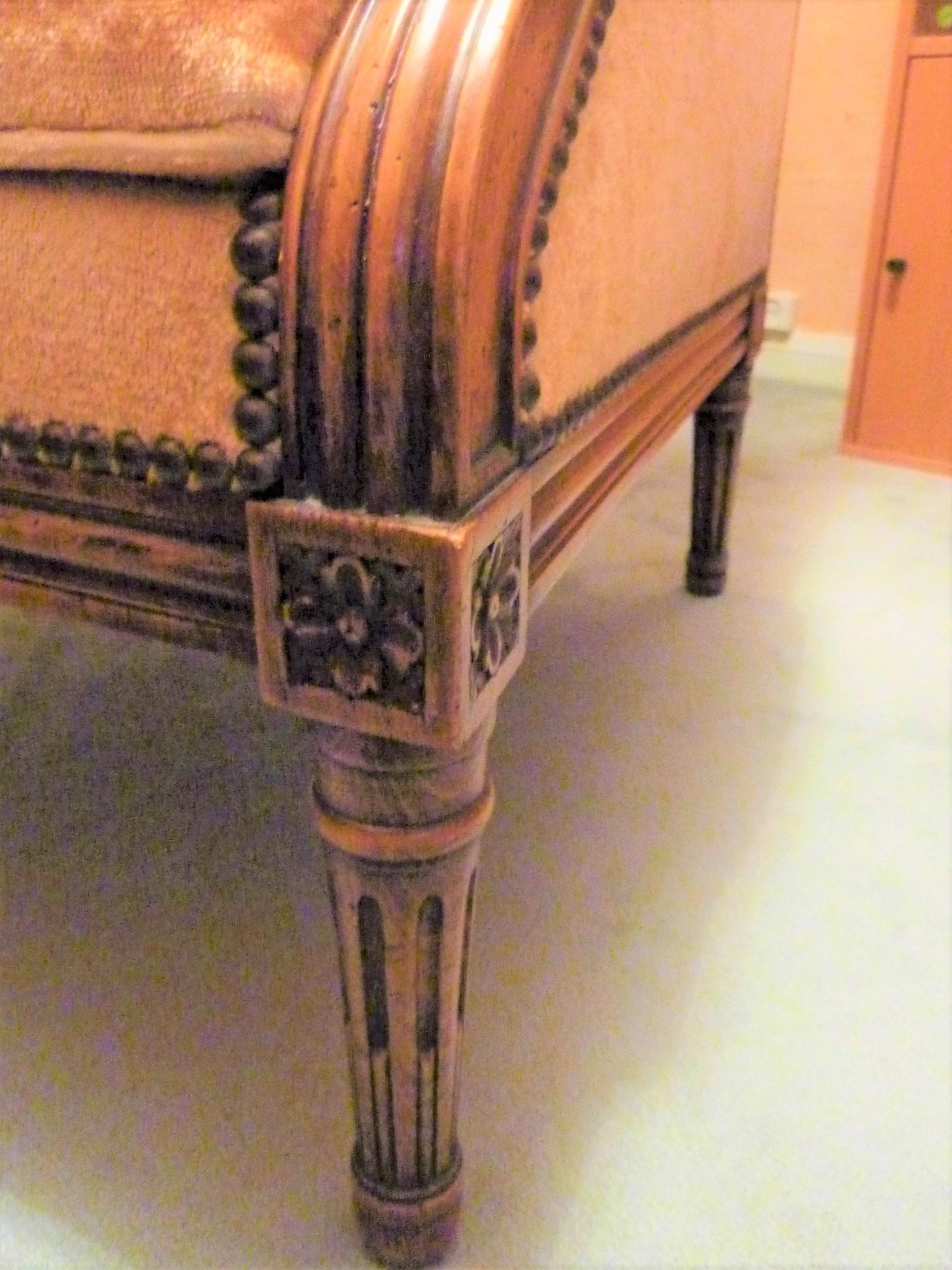 Banquette 2 places style Louis XVI