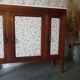 Vintage compass foot buffet