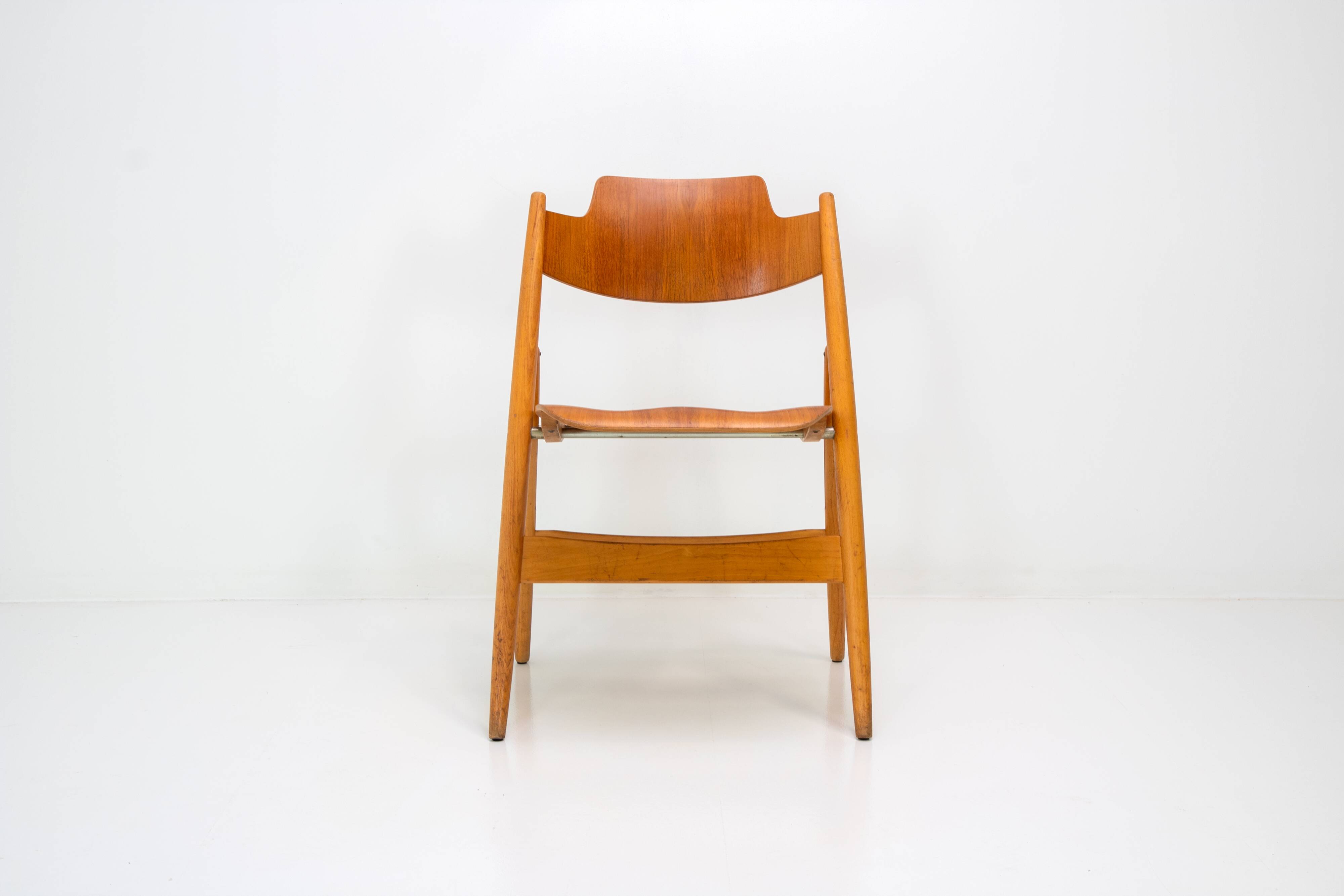 Set of 4 Egon Eiermann SE18 Folding Chairs