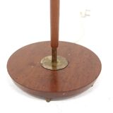 Scandinavian teak and metal floor lamp, Örebro Arbetarverkstad, Sweden, 1940