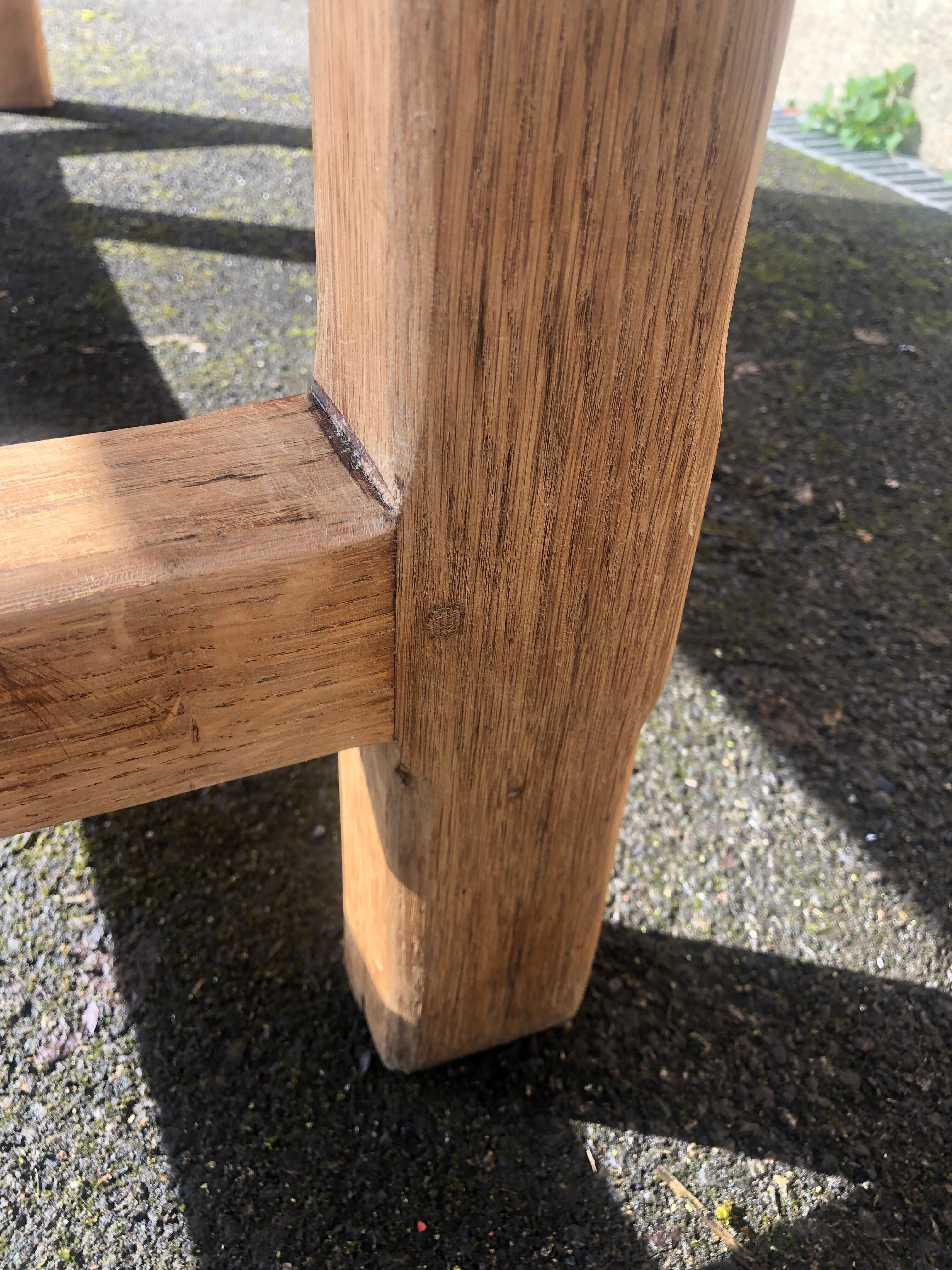 Old oak farmhouse table