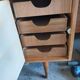 Vintage desk from the 60s in Scandinavian style.