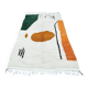 Hand-woven Beni Ouraine wool rug, size 150 x 250 cm