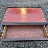 Bureau plat en acajou du XXe