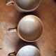 Trio de tasses en grès