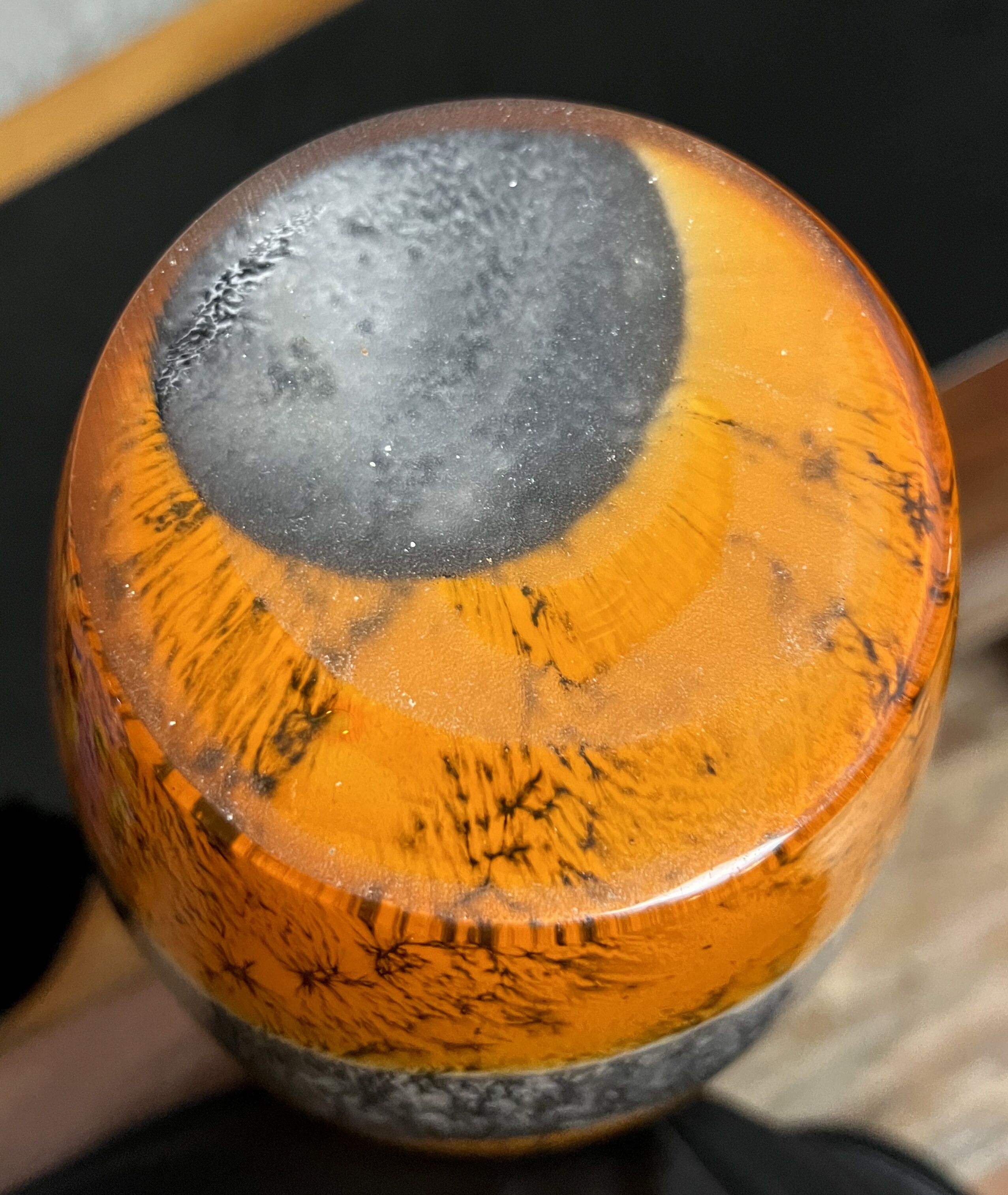 Murano: Vintage vase from the 1970s in opaline glass