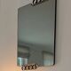 Mid-Century Brass Smoked Mirror, Italy, 1970s