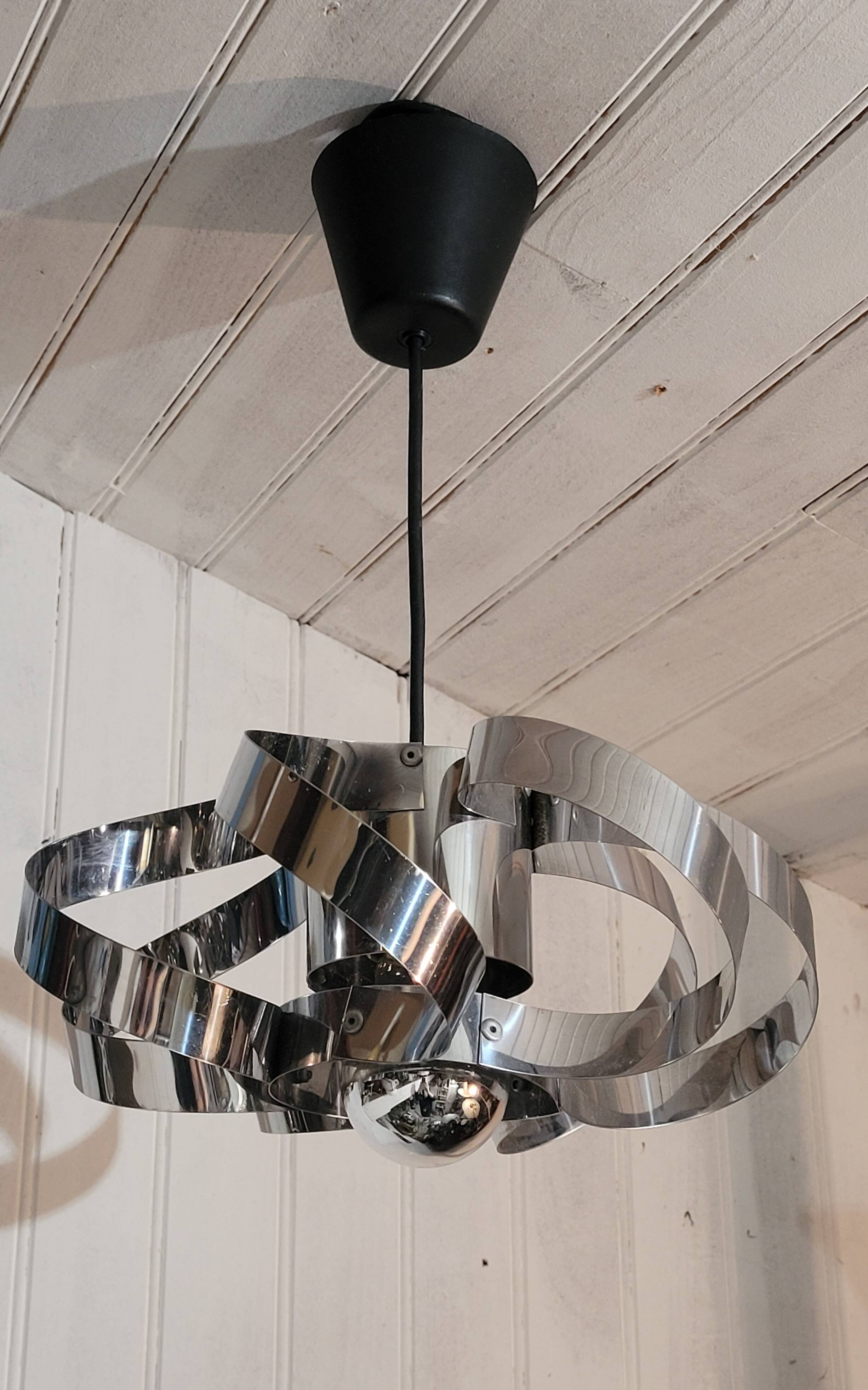 Vintage stainless steel pendant light Tappital Snc