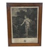 18th century engraving: INNOCENCE by Charles Clément Bervic (1756-1822)