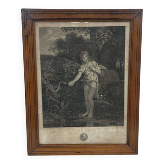 18th century engraving: INNOCENCE by Charles Clément Bervic (1756-1822)