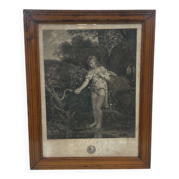 18th century engraving: INNOCENCE by Charles Clément Bervic (1756-1822)