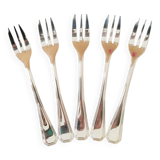 Cake or dessert forks, Christofle, America, silver-plated metal