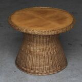 Side table, rattan, 1960s