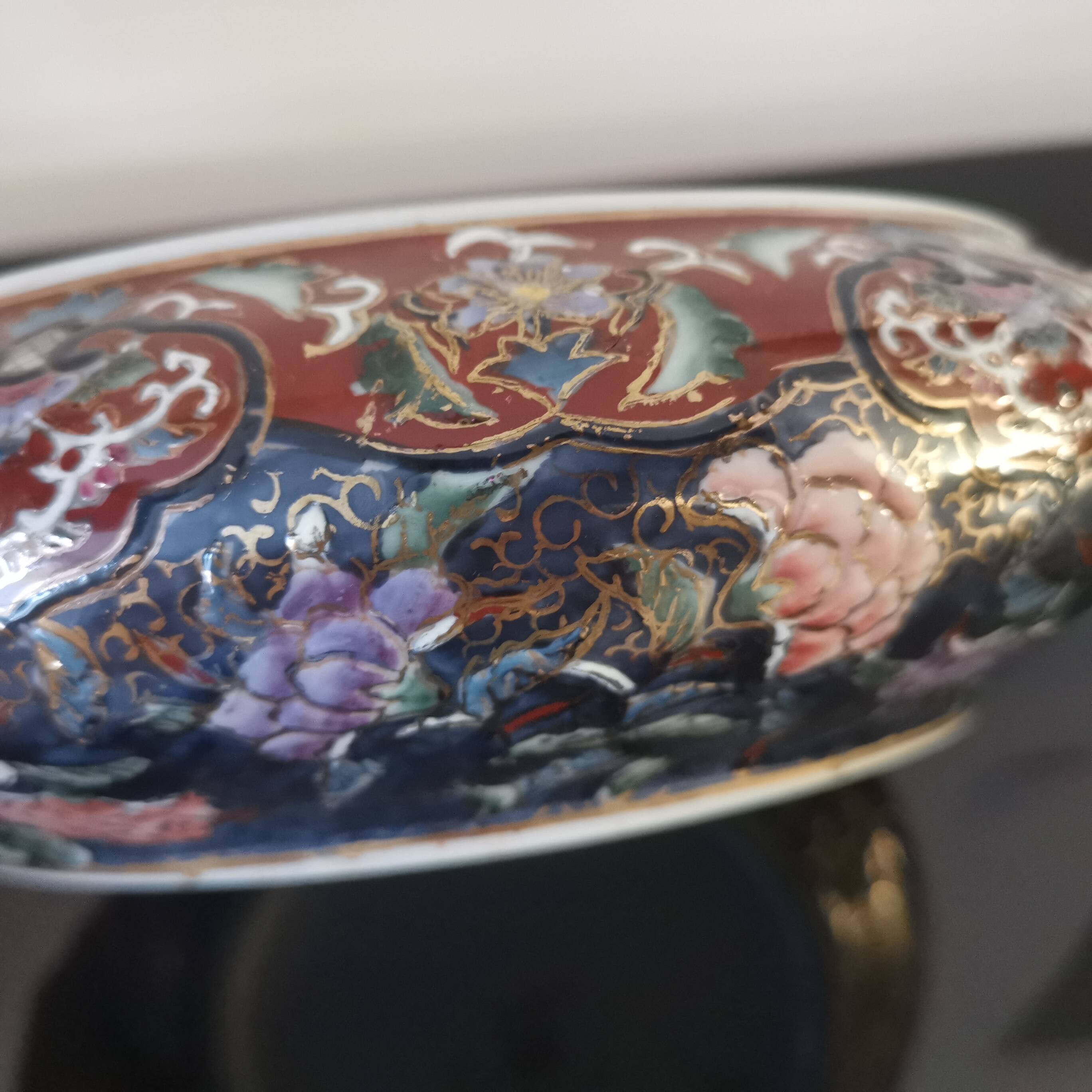 Saladier en porcelaine Chinois XXème siècle