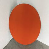 1950s oval beveled mirror