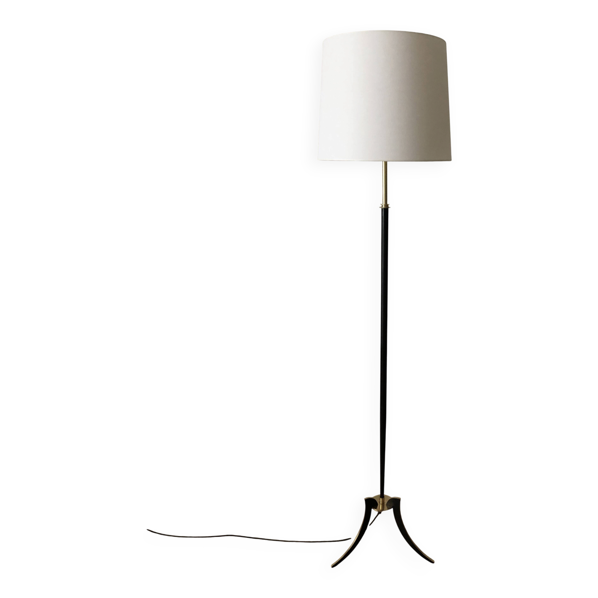Lunel style tripod floor lamp from the 1950s - 1960s.