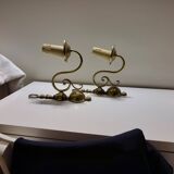 Golden wall sconces