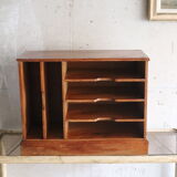 Office sorter, old wooden document holder