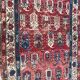 Ancient Caucasian rug Kazak 100x192 cm
