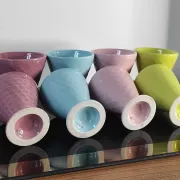 Coupes à glace vintage en céramique