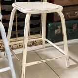 Pair of industrial workshop stools