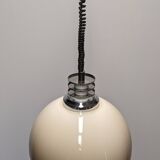 Harvey Guzzini Space Age dlg adjustable pendant lamp circa 1970