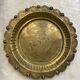 Oriental brass tray hammered