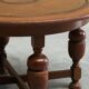 H. Pander & Sons Round Table in Solid Oak with Baluster Legs, 1920s