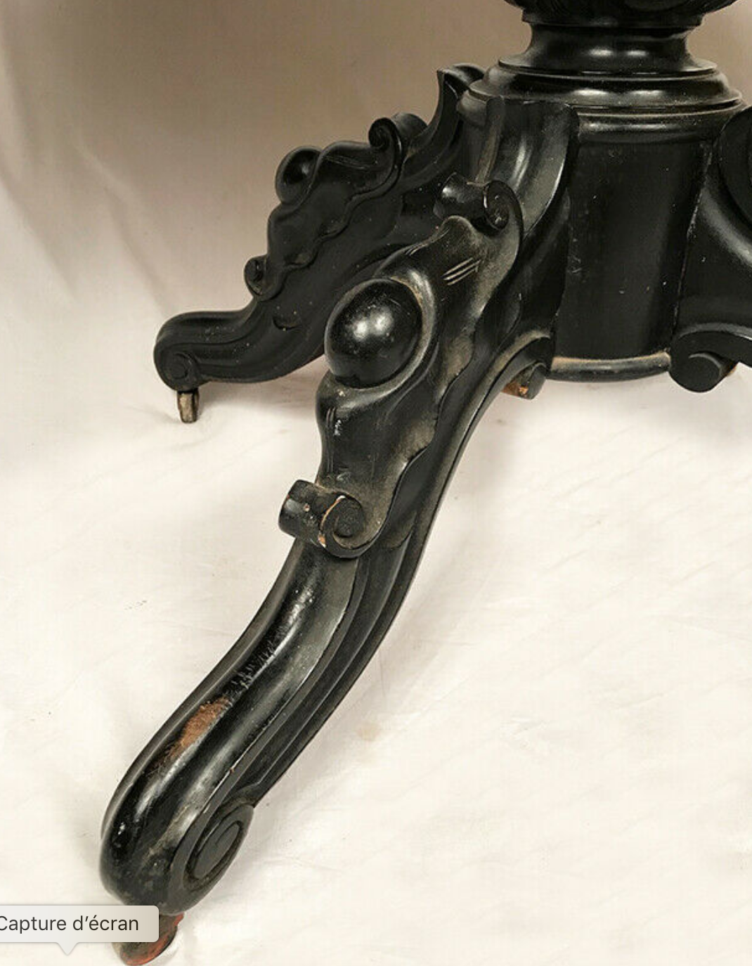 Table violonée Napoléon III