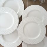 Vintage white plates